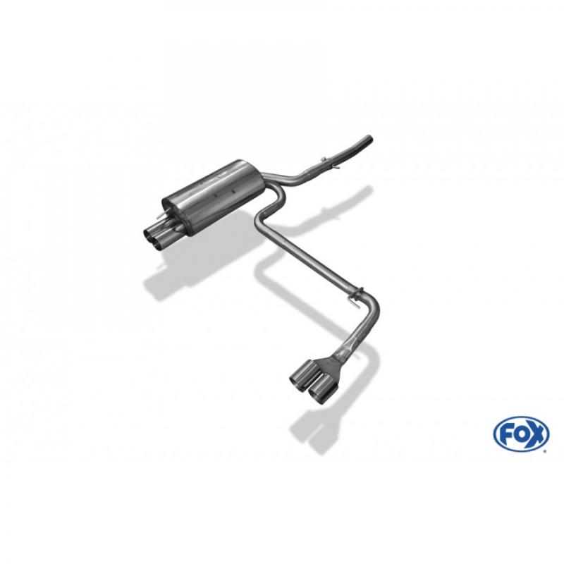 Fox Duplex-Endschalldämpfer je 2x76mm