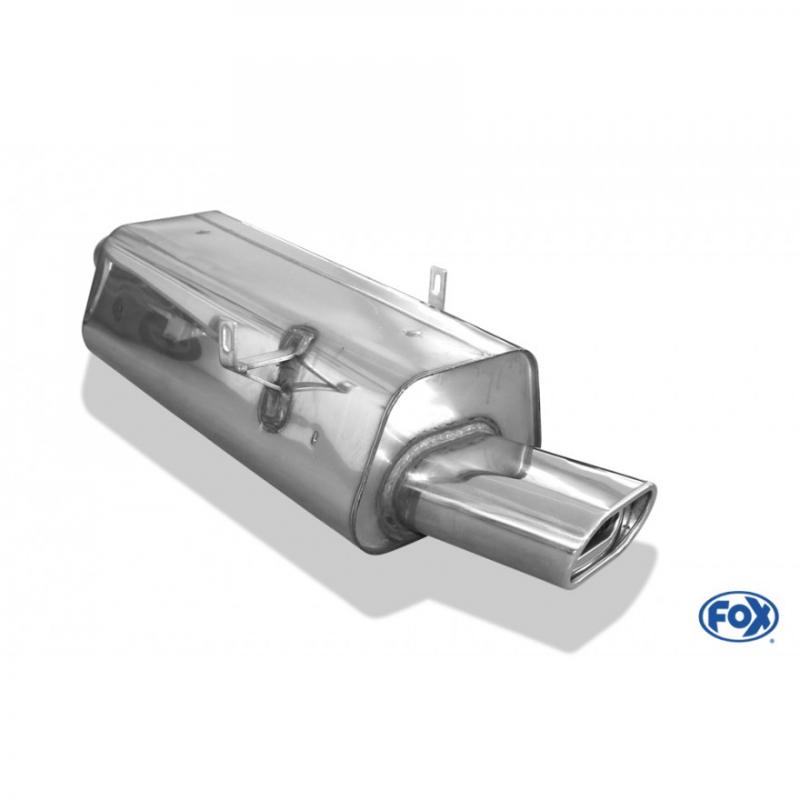 Fox Endschalldämpfer 1x135x80mm