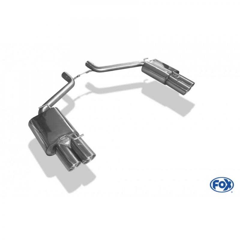 Fox Duplex-Endschalldämpfer je 2x100mm