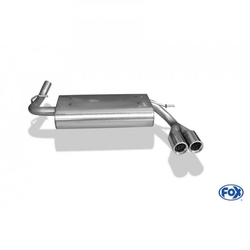 Fox Endschalldämpfer 2x76mm