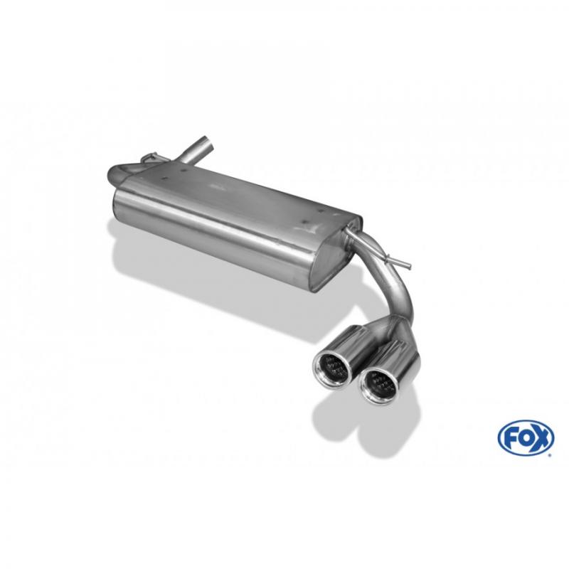 Fox Endschalldämpfer 2x76mm