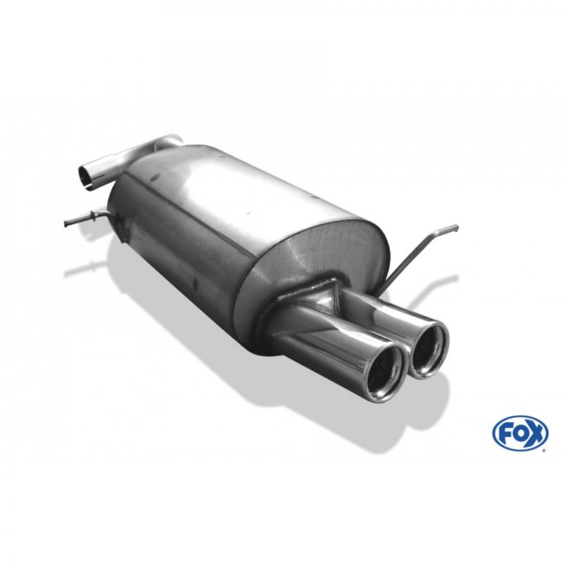 Fox Endschalldämpfer 2x76mm