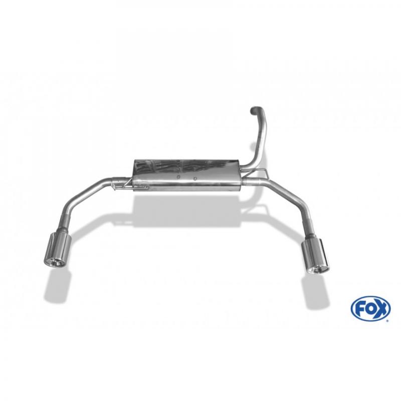 Fox Duplex-Endschalldämpfer je 1x90mm