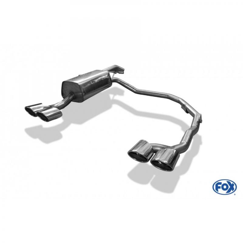 Fox Duplex-Endschalldämpfer je 2x76mm