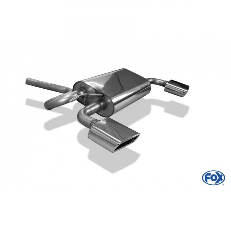 Fox Duplex-Endschalldämpfer 1x145x65mm