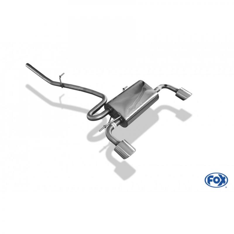 Fox Duplex-Endschalldämpfer je 1x115x85mm