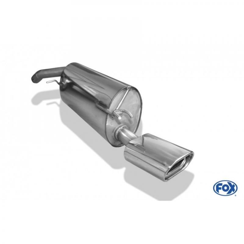 Fox Endschalldämpfer 1x135x80mm