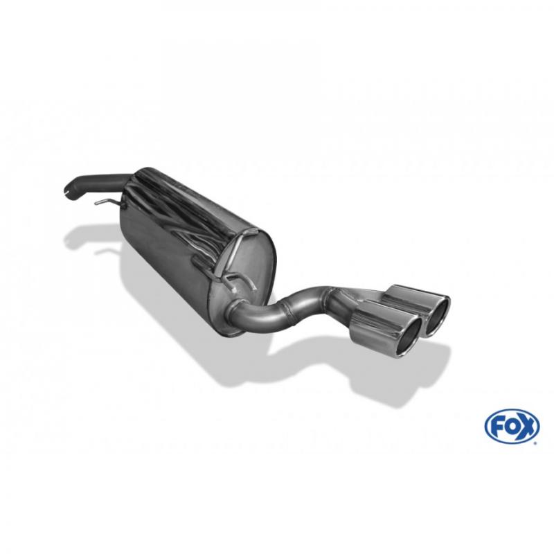 Fox Endschalldämpfer 2x80mm