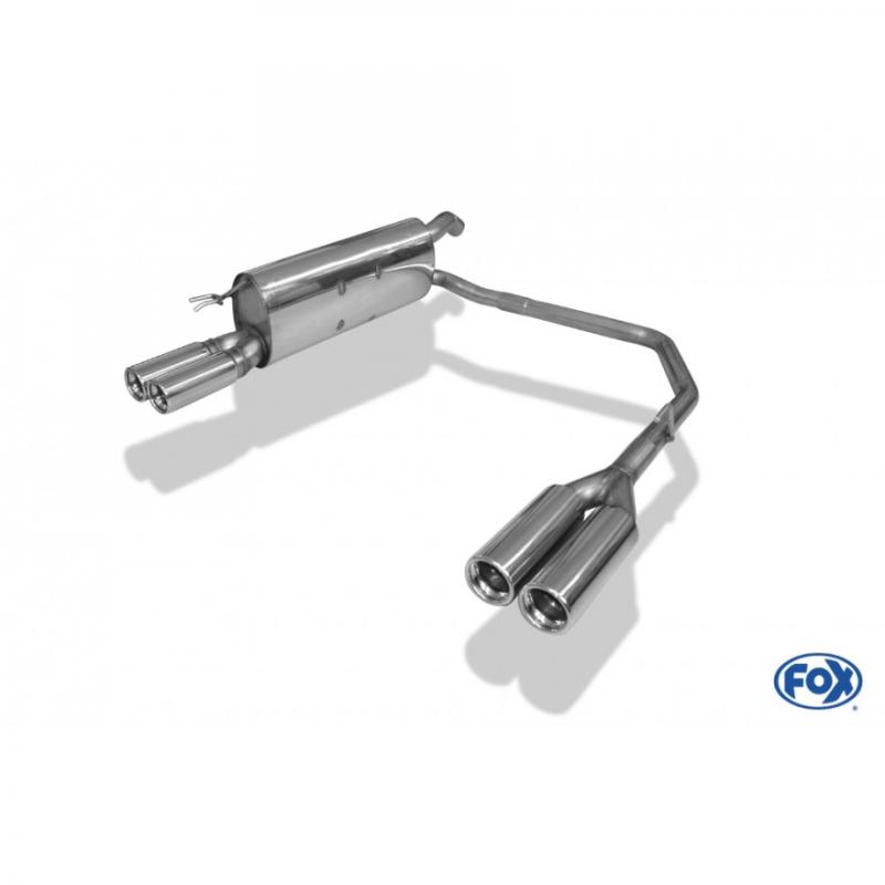 Fox Duplex-Endschalldämpfer je 2x76mm