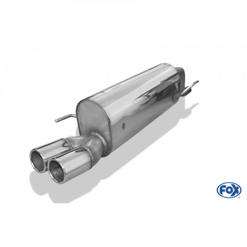 Fox Endschalldämpfer 2x76mm