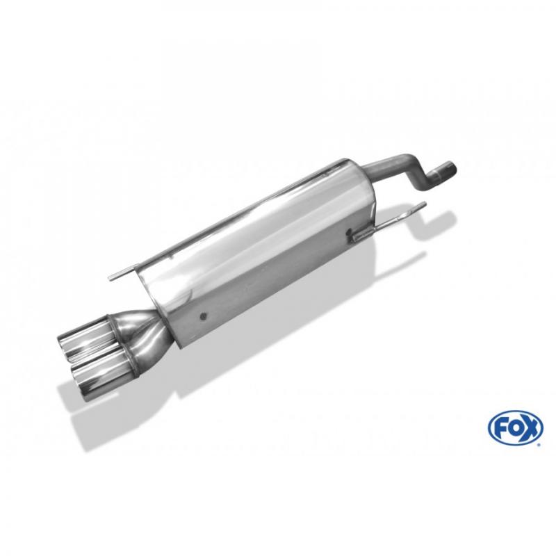 Fox Endschalldämpfer 2x76mm