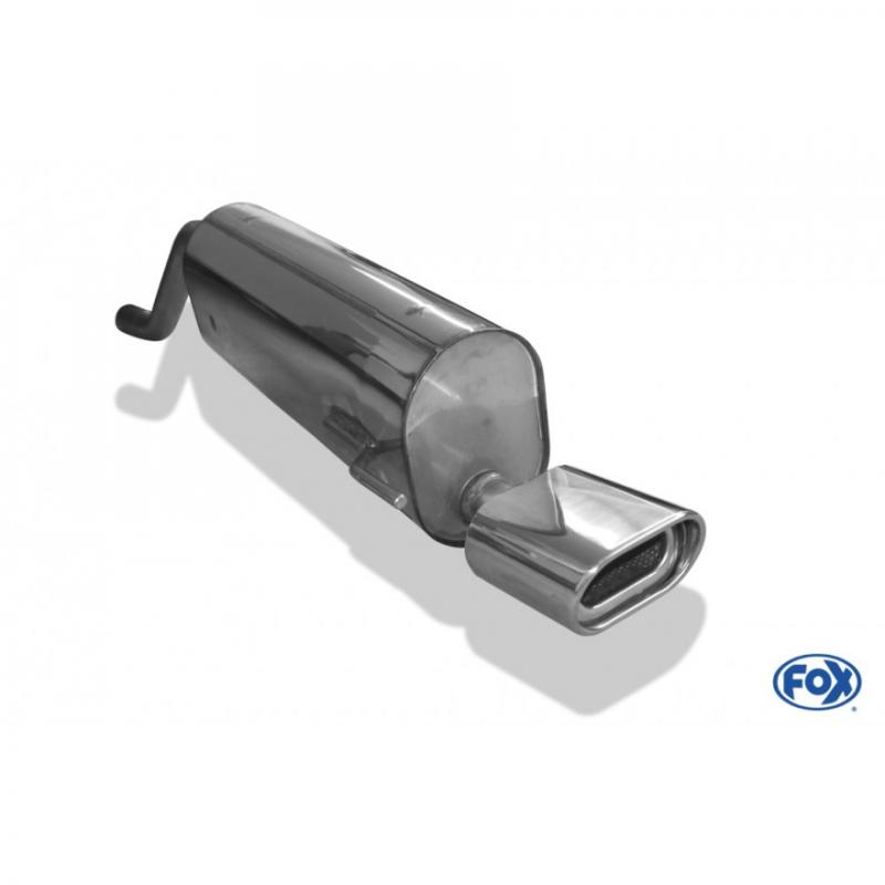 Fox Endschalldämpfer 1x135x80mm