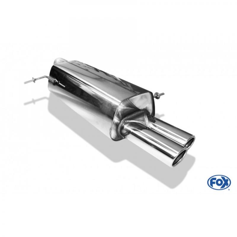 Fox Endschalldämpfer 2x70mm
