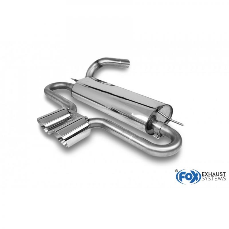 Fox Endschalldämpfer 2x90mm