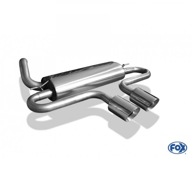 Fox Endschalldämpfer 2x90mm