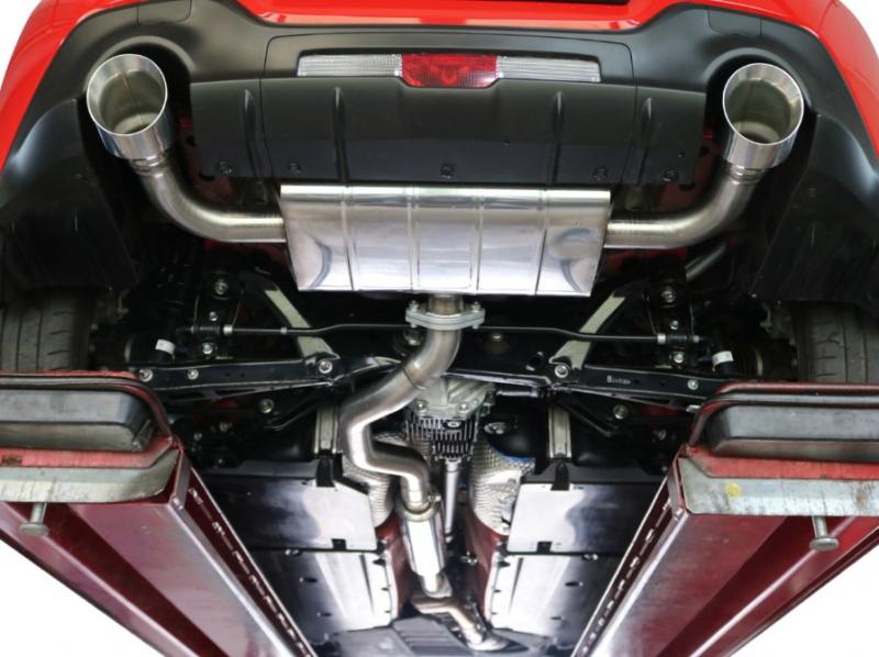 Bastuck Komplettanlage mit Duplex-Endschalldämpfer je 110mm