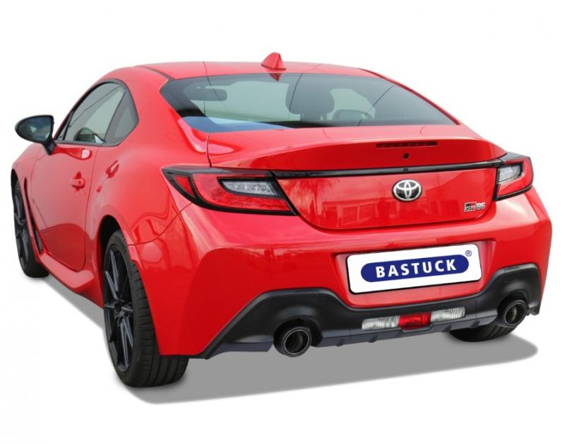 Bastuck Komplettanlage mit Duplex-Endschalldämpfer je 110mm Carbon (mit Klappe)