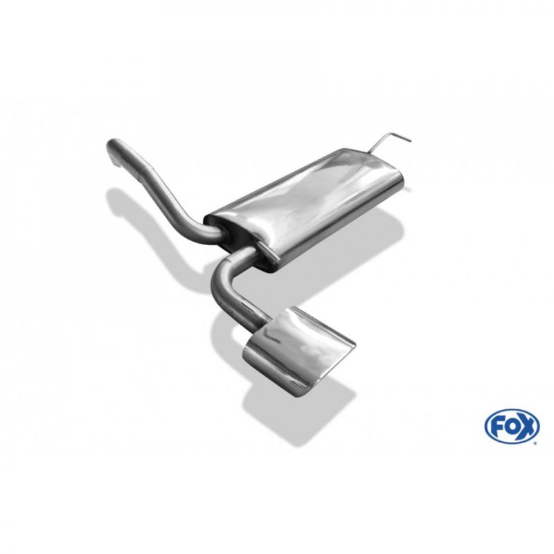 Fox Endschalldämpfer 1x150x70mm