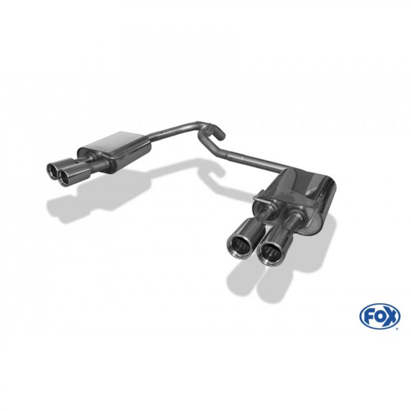 Fox Duplex-Endschalldämpfer je 2x80mm