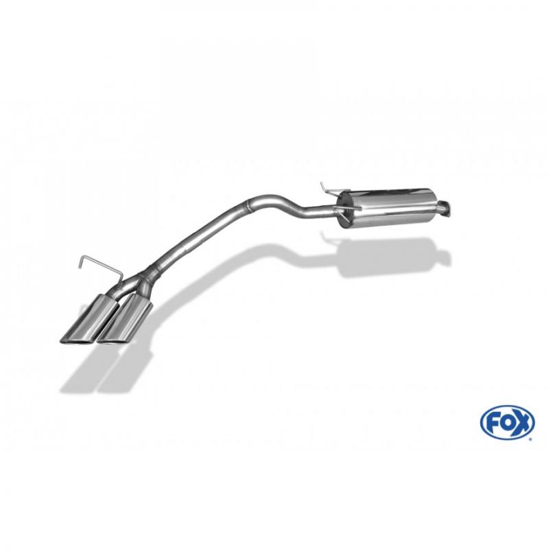 Fox Endschalldämpfer 2x115x85mm