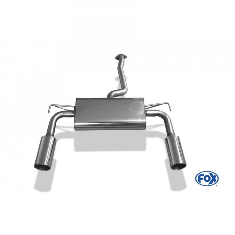 Fox Duplex-Endschalldämpfer je 1x100mm