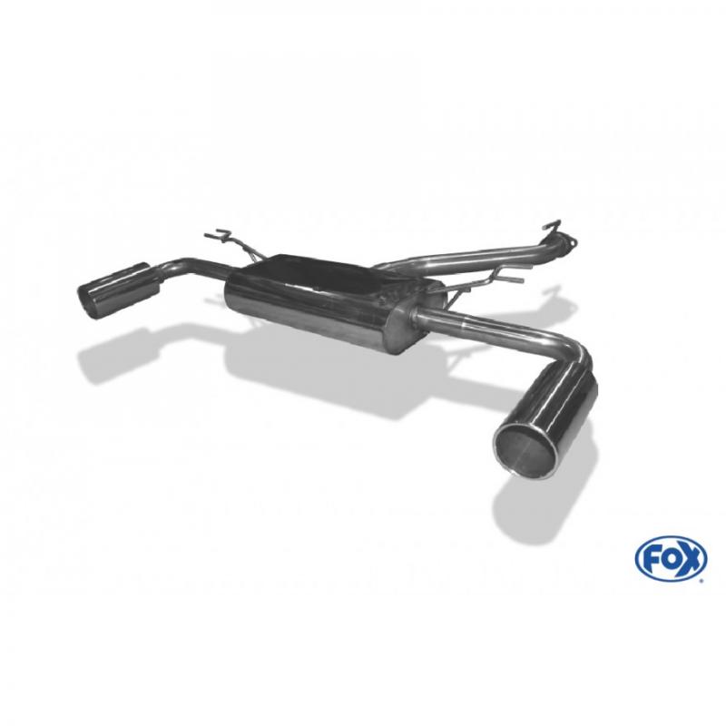 Fox Duplex-Endschalldämpfer 1x100mm