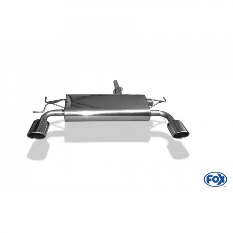 Fox Duplex-Endschalldämpfer je 1x115x85mm