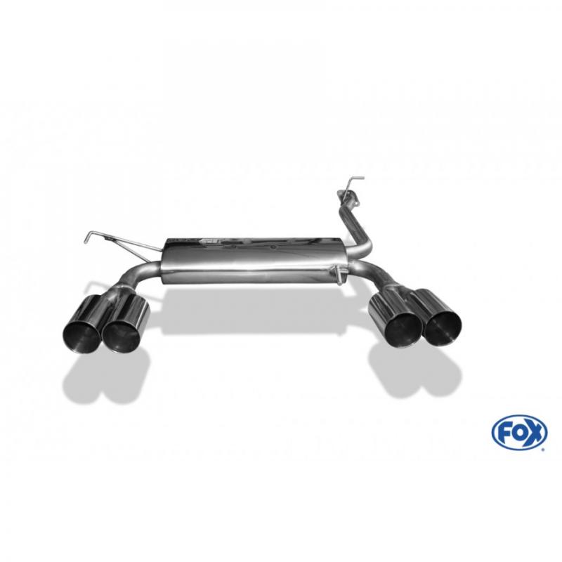 Fox Duplex-Endschalldämpfer je 2x90mm