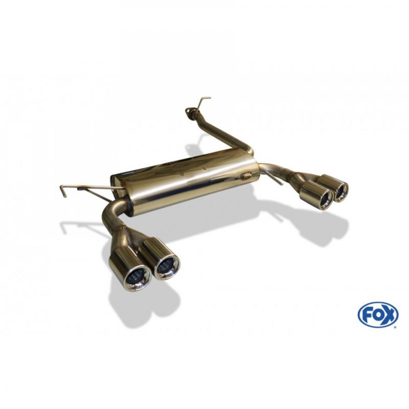 Fox Duplex-Endschalldämpfer je 2x80mm