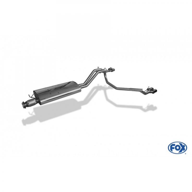 Fox Duplex-Endschalldämpfer je 2x80mm