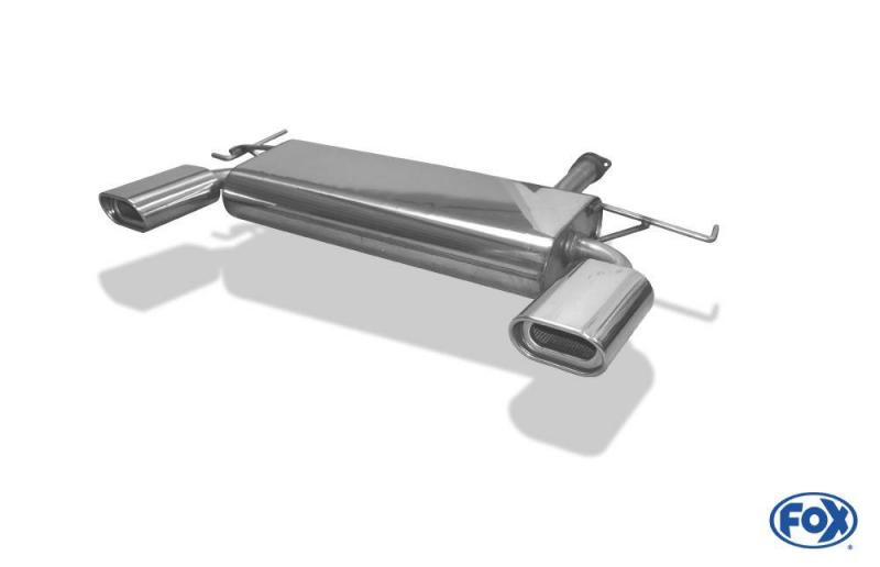Fox Duplex-Endschalldämpfer je 1x135x80mm