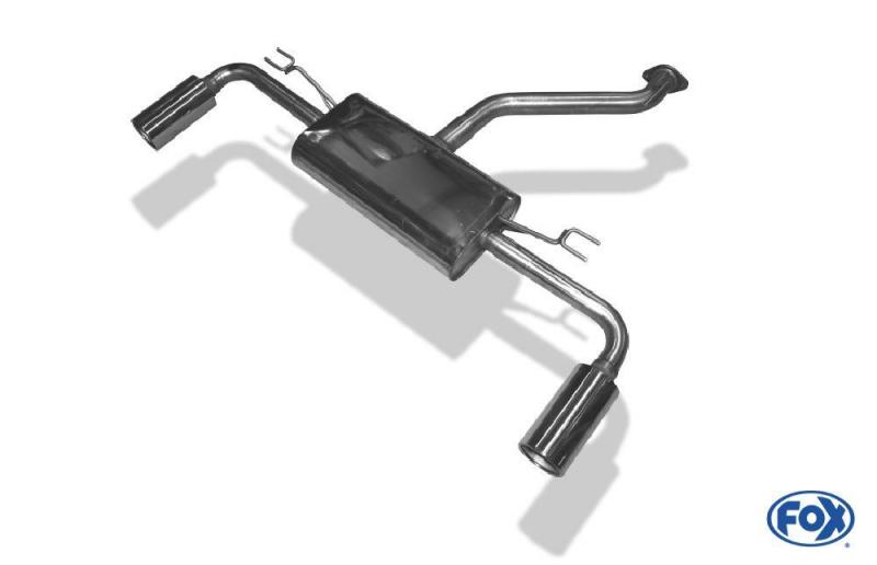 Fox Duplex-Endschalldämpfer je 1x100mm