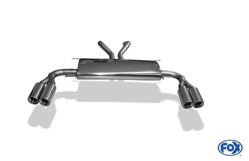 Fox Duplex-Endschalldämpfer je 2x90mm