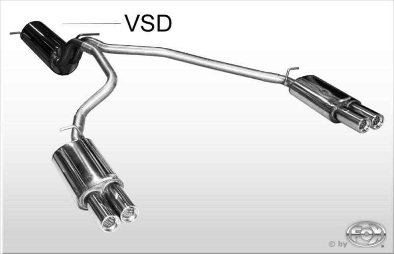 Fox Vorschalldämpfer