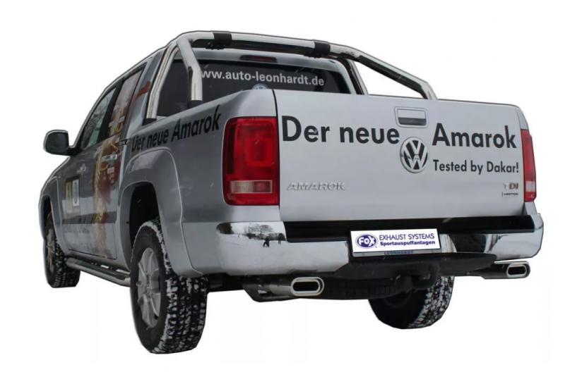 Fox Duplex-Endschalldämpfer je 1x160x80mm