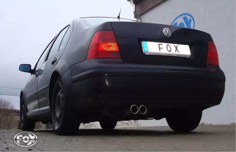 Fox Endschalldämpfer 2x76mm