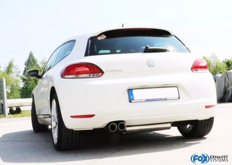 Fox Endschalldämpfer 2x80mm