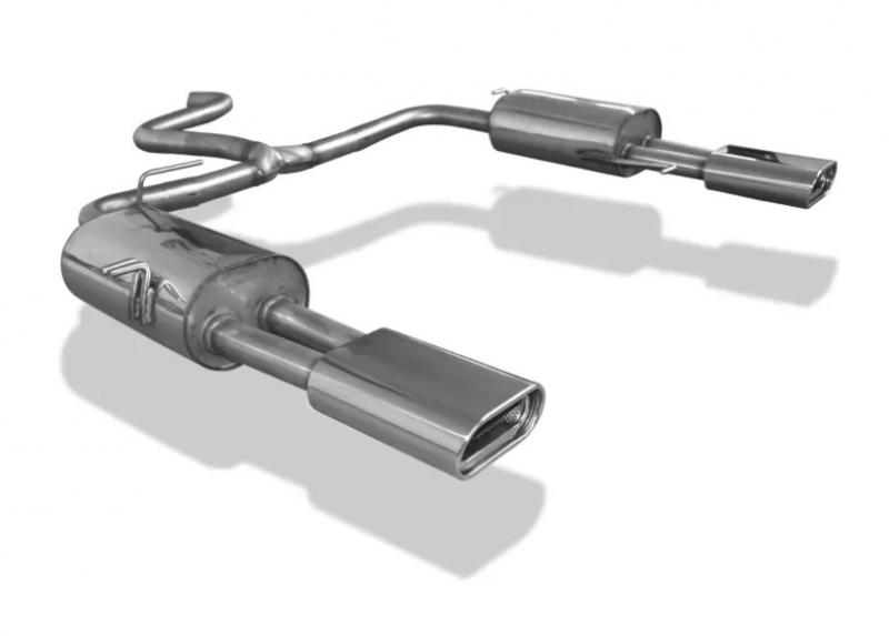Fox Duplex-Endschalldämpfer je 1x160x80mm