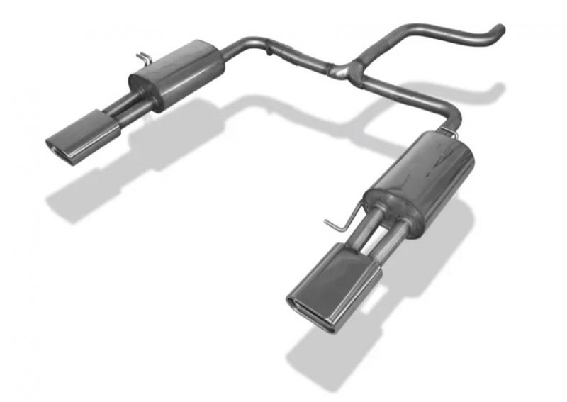Fox Duplex-Endschalldämpfer je 1x160x80mm