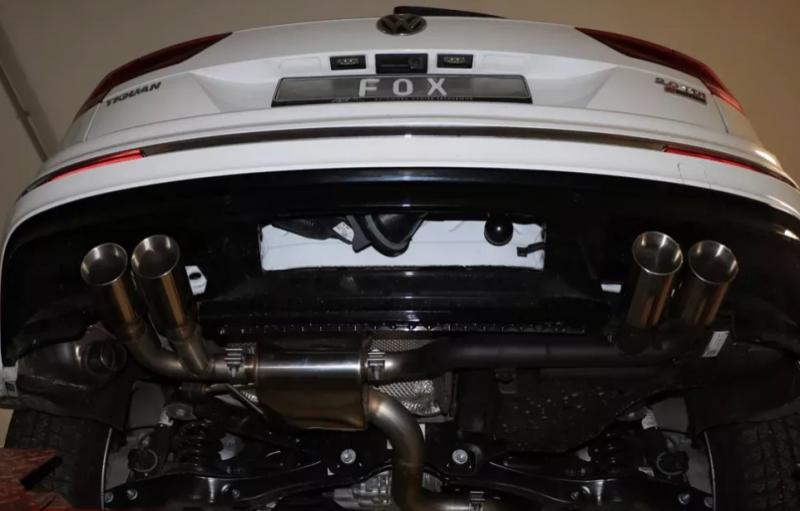 Fox Duplex-Endschalldämpfer je 2x80mm