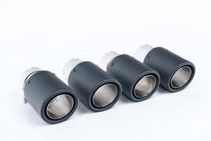 Milltek Komplettanlage je 2x 90mm Jet Carbon