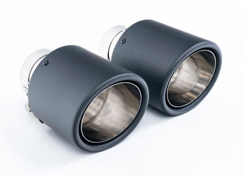 Milltek Duplex Endschalldämpfer je 115mm Jet Carbon