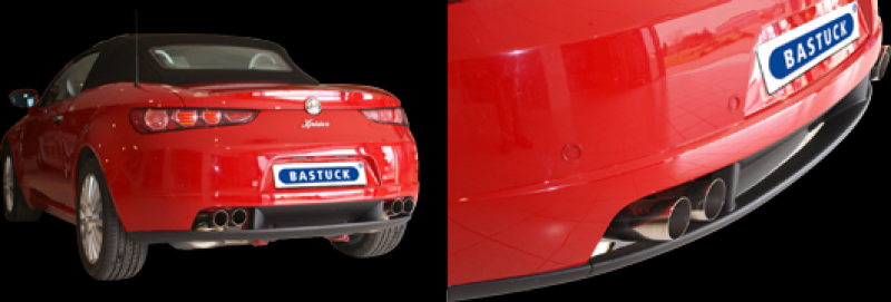 Bastuck Duplex-Endschalldämpfer je 2x70mm