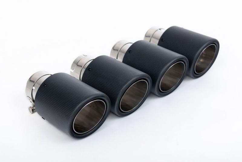 Milltek Duplex Komplettanlage je 2x115mm Jet Carbon