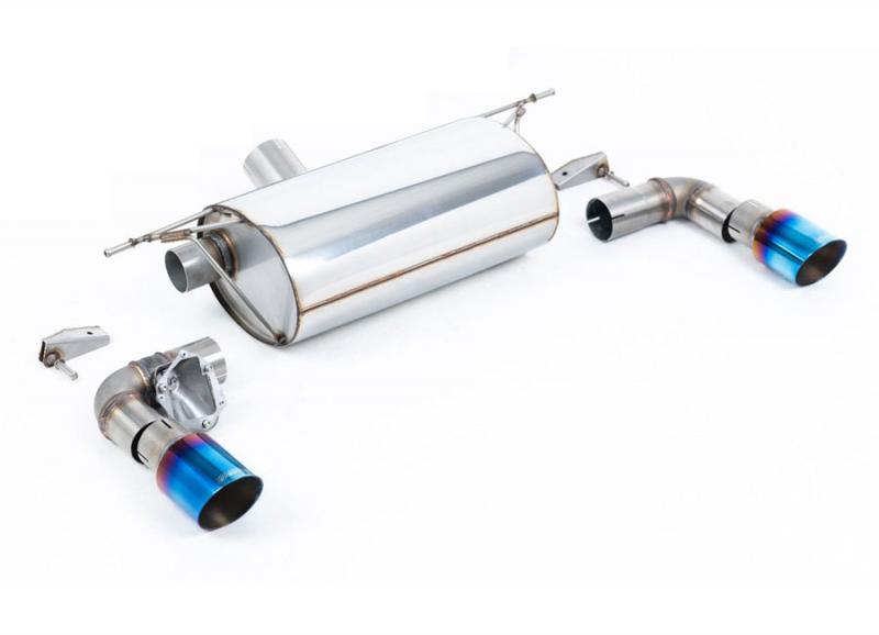 Milltek Duplex-Komplettanlage je 90mm GT Burnt Titanium