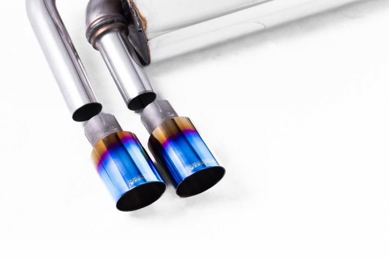 Milltek Komplettanlage 2x80mm GT Burnt Titanium