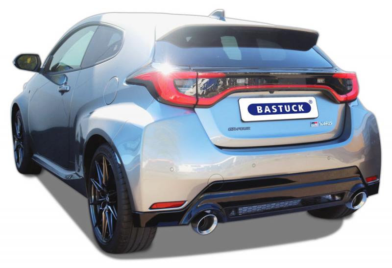 Bastuck Komplettanlage mit Duplex-Endschalldämpfer 110mm (mit Klappe)