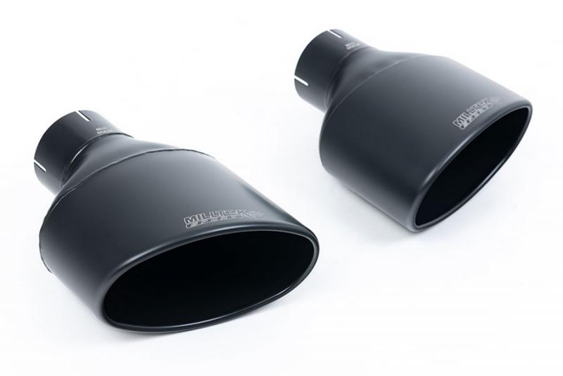 Milltek Komplettanlage je 170x107mm Jet Oval Black