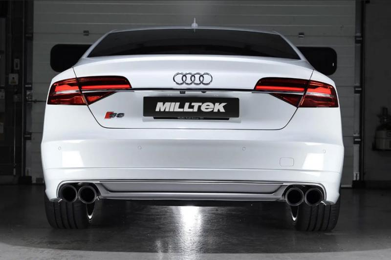 Milltek Duplex Komplettanlage je 2x100mm GT Black