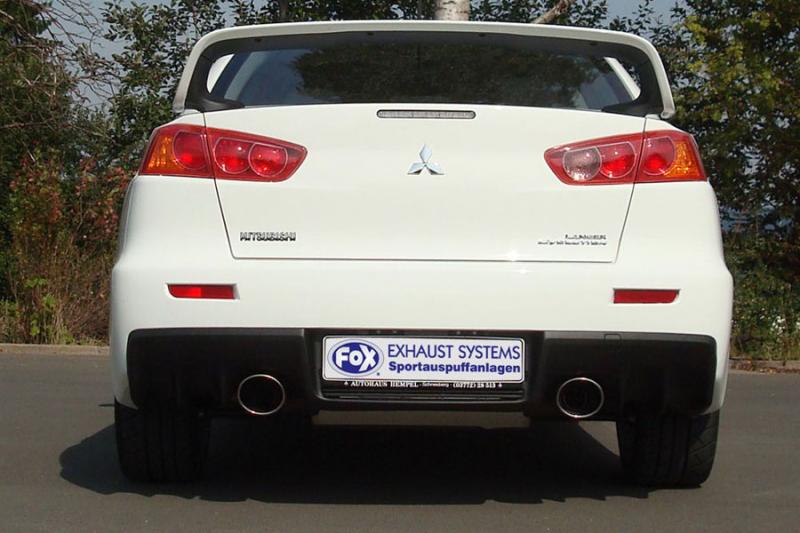 Fox Duplex-Endschalldämpfer je 1x129x106mm